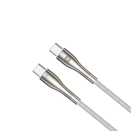 Forever kabel Sleek USB-C - USB-C 2,0 m 60W biały