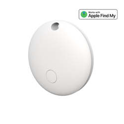 Setty lokalizator FindMy okrągły TFO TAG 01 biały + etui