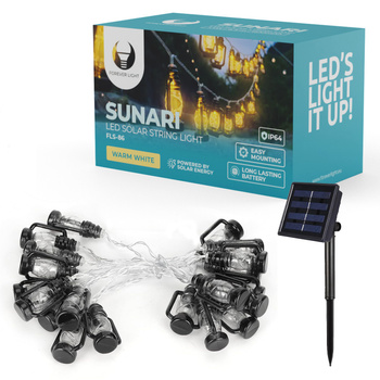 Sznur solarny latarenka LED SUNARI FLS-86 30LED 6,5m 3000K 600mAh Li-Ion Forever Light
