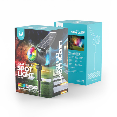 Forever Light Lampa Solarna LED SUNARI FME-190 do podświetlania RGB