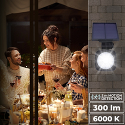 Lampa solarna LED SUNARI FLS-25 SMD PIR z atrapą kamery 4W 300lm 6000K 1500mAh Li-Ion Forever Light