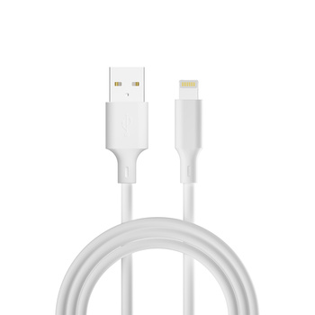 Forever kabel recykling USB-A - Lightning 1,5m 2,4A KR12-AL-00 biały