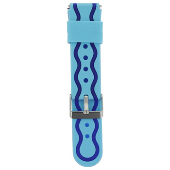 Pasek silikonowy do zegarka GPS WiFi kids Forever See Me KW-300 niebieski