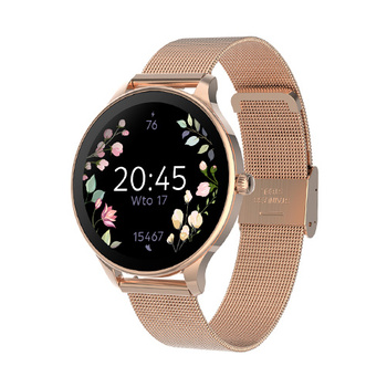 Forever Smartwatch Velora SB-306 Różowe złoto