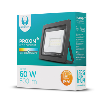 Naświetlacz LED PROXIM II 10W |4500K| IP66 Forever Light