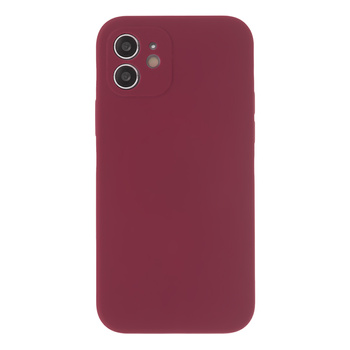 Nakładka Soft Touch Mag do iPhone 12 6,1" burgund