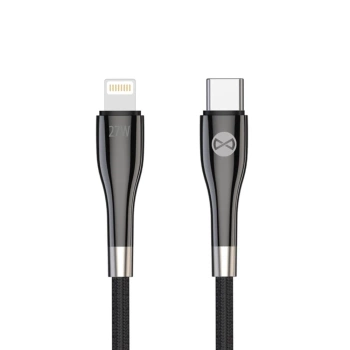 Forever kabel Sleek USB-C - Lightning 1,0 m 27W czarny