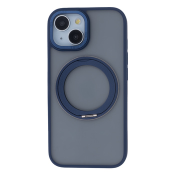 Nakładka Secure Spinning Mag do iPhone 15 6,1" granatowy