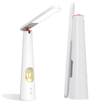 Lampa biurkowa LED 7,5W ze świecącym króliczkiem FLB-150 biała Forever Light