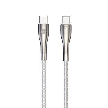 Forever kabel Sleek USB-C - USB-C 1,0 m 60W biały