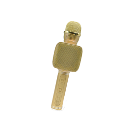 Microphone BMS-400 Bluetooth avec enceinte doré