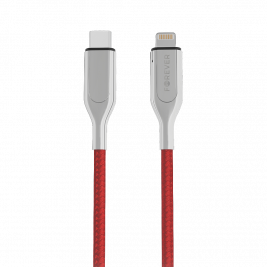 Câble CORE MFI PD Ultra Fast USB-C – Lightning 1,5 m 2,4A rouge