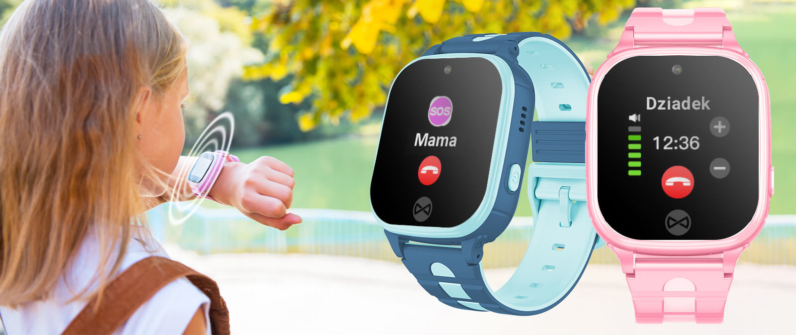 Smartwatch dla dziecka z rzyciskiem SOS
