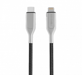 Kabel CORE MFI PD Ultra Fast USB-C – Lightning 1,5 m 2,4A schwarz