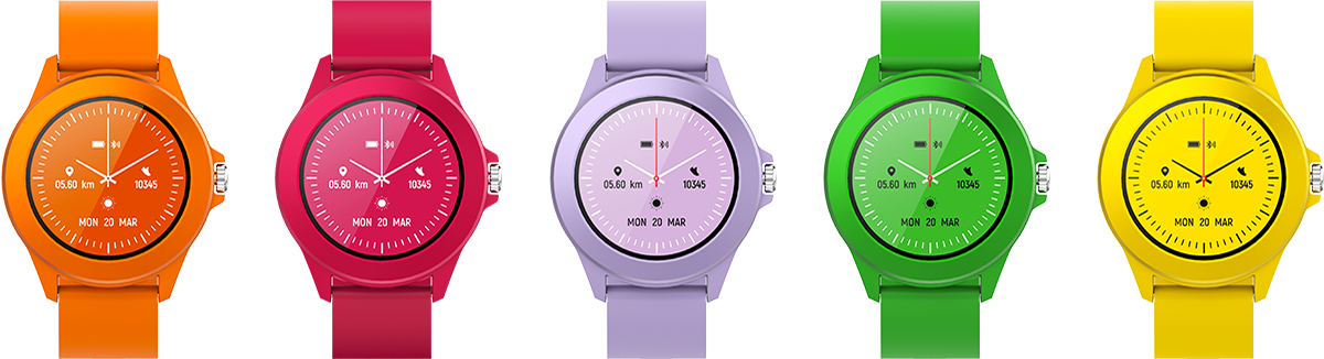 Kolorowe smartwatche Colorum