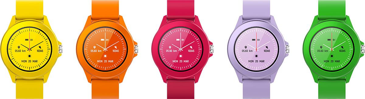 Kolorowe smartwatche Colorum