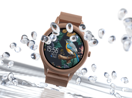 Elegancki smartwatch damski wodoodporny
