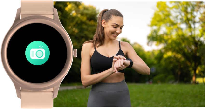 Smartwatch z możliwością zdalnego robienia zdjeć