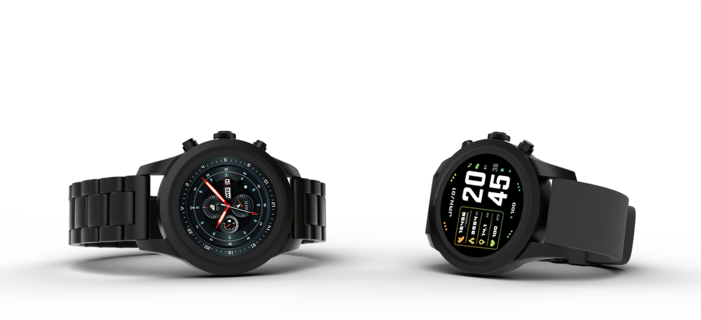 Elegancki smartwatch męski w stylu zegarków tradycyjnych
